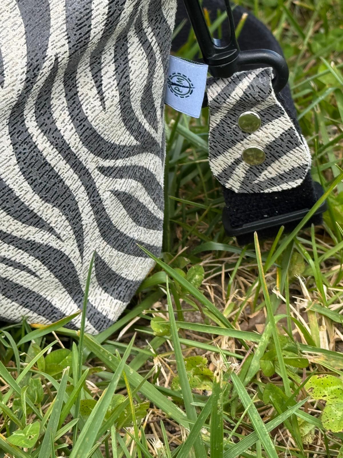 Bolsa em Couro – Zebra Preto e Branco