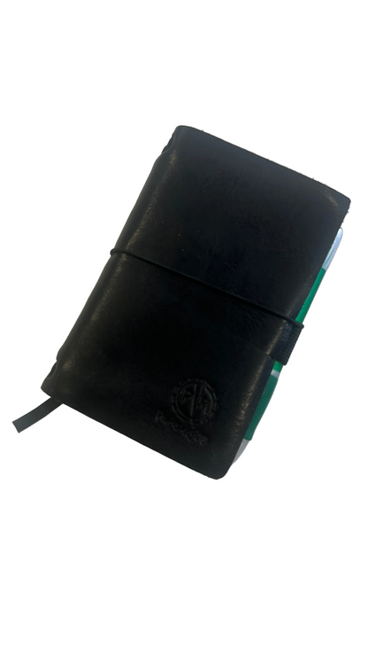 Caderno de Viagem em Couro Preto – Trust Yourself