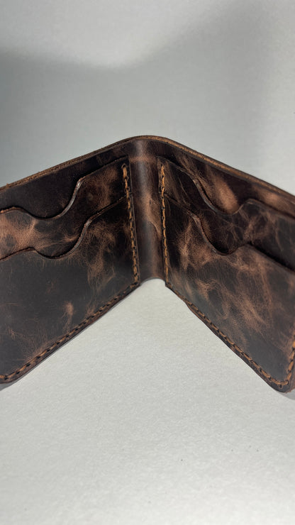 Carteira em Couro – Castanho Vintage