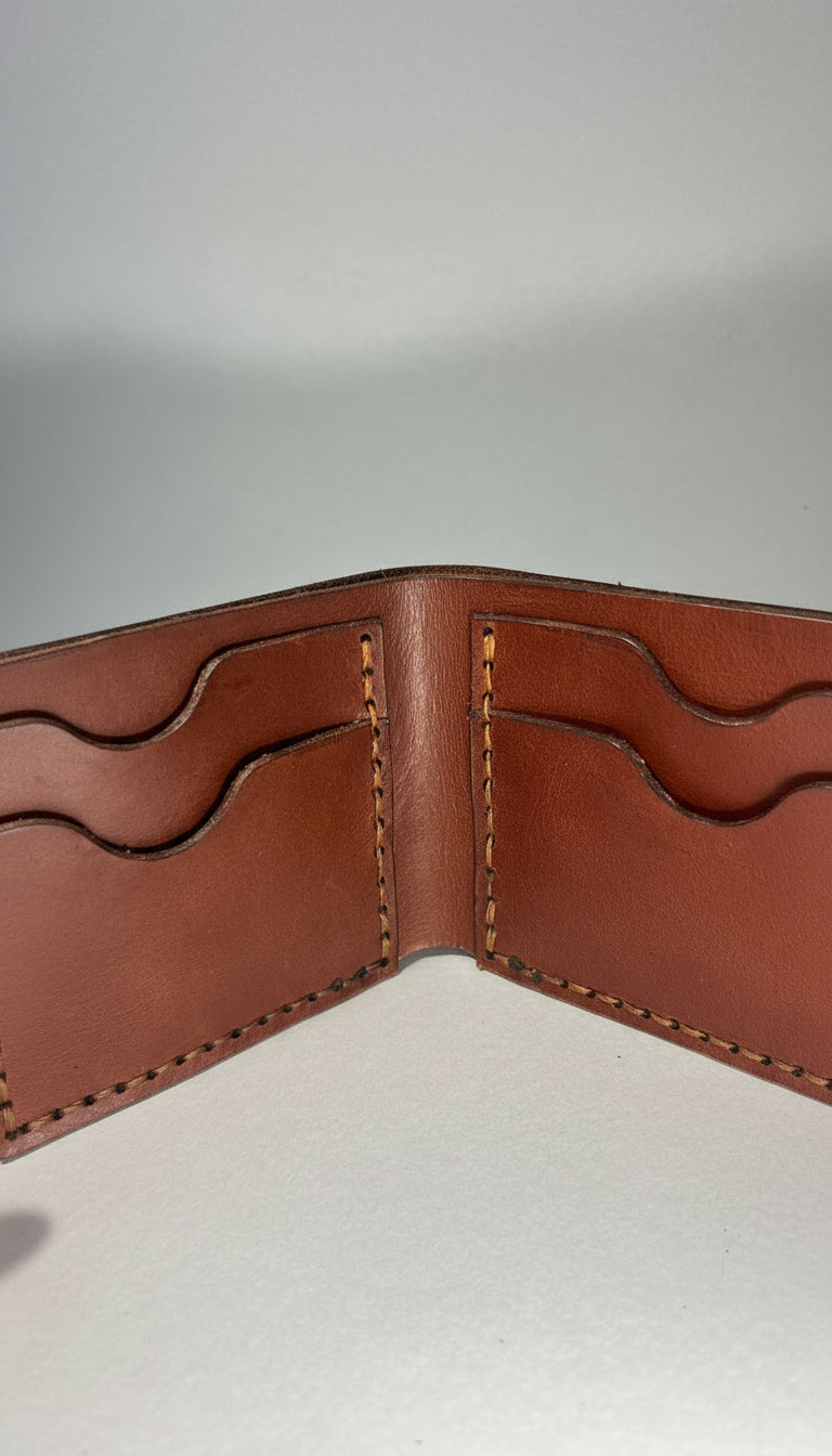 Carteira em Couro – Clássica Castanho