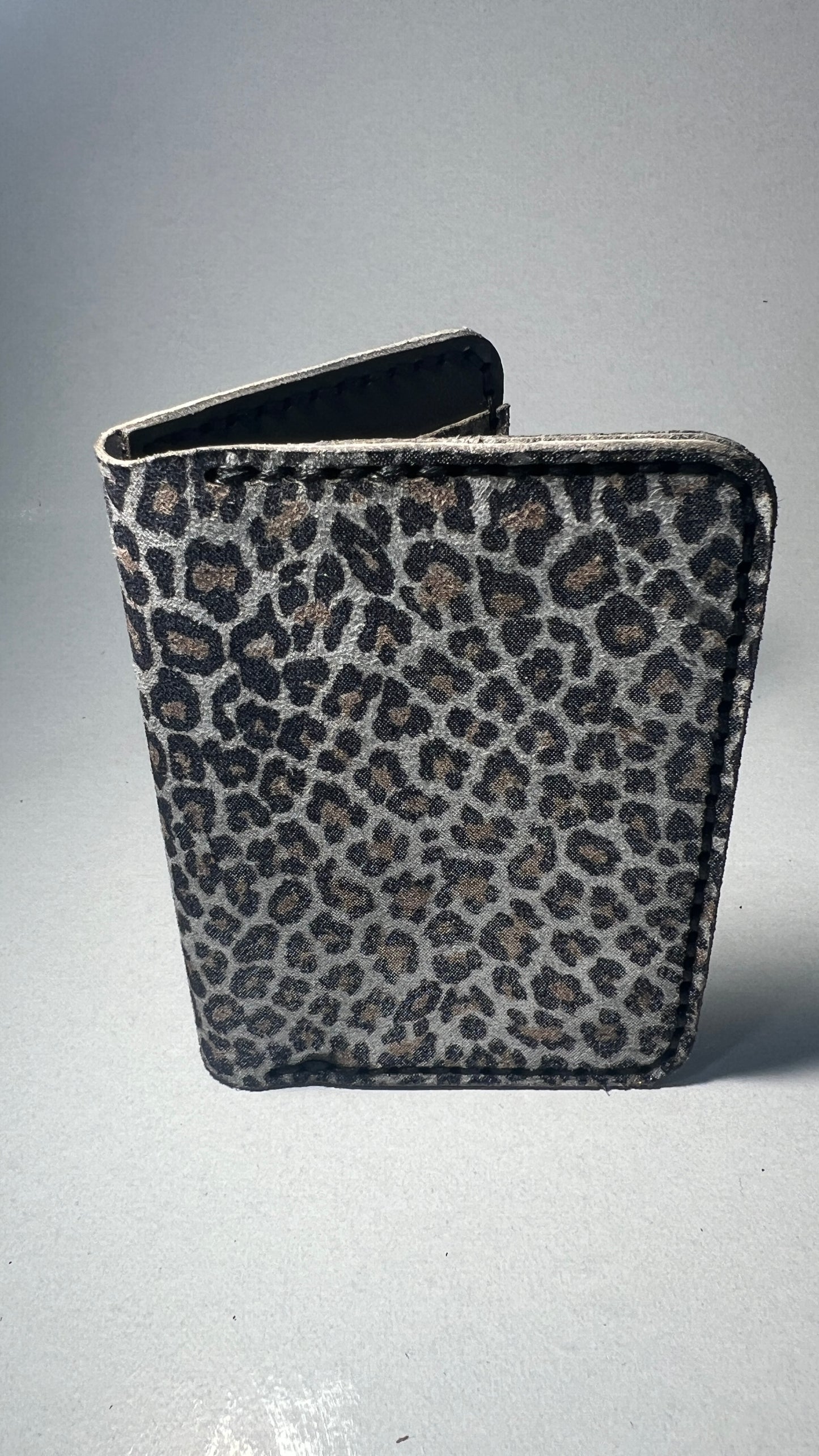 Porta Cartões em Couro - Animal Print Leopardo