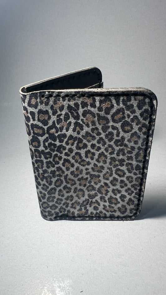 Porta Cartões em Couro - Animal Print Leopardo