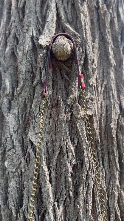 Bolsa em Couro – Vermelha Clássica (2 em 1 – de Mão ou Cintura)